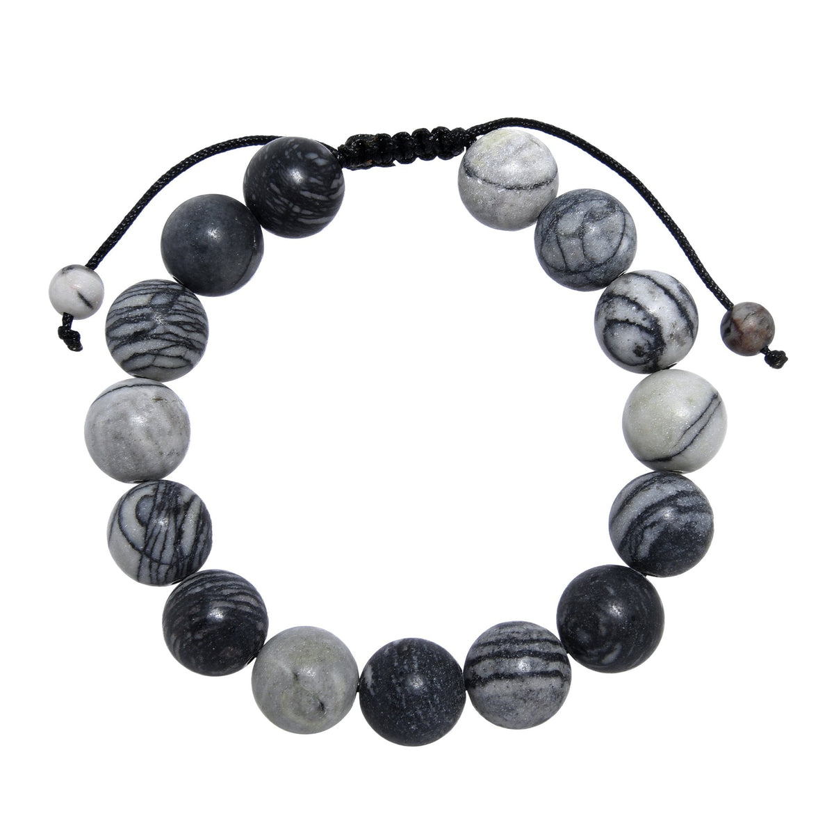 B4153-Black Network Stone-Matte-10MM