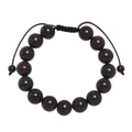 Brecciated Jasper Stone Braided Bracelet B4154-Brecciated-Jasper - 12MM