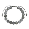 Labradorite Stone Braided Bracelet B4161-Labradorite - 10MM