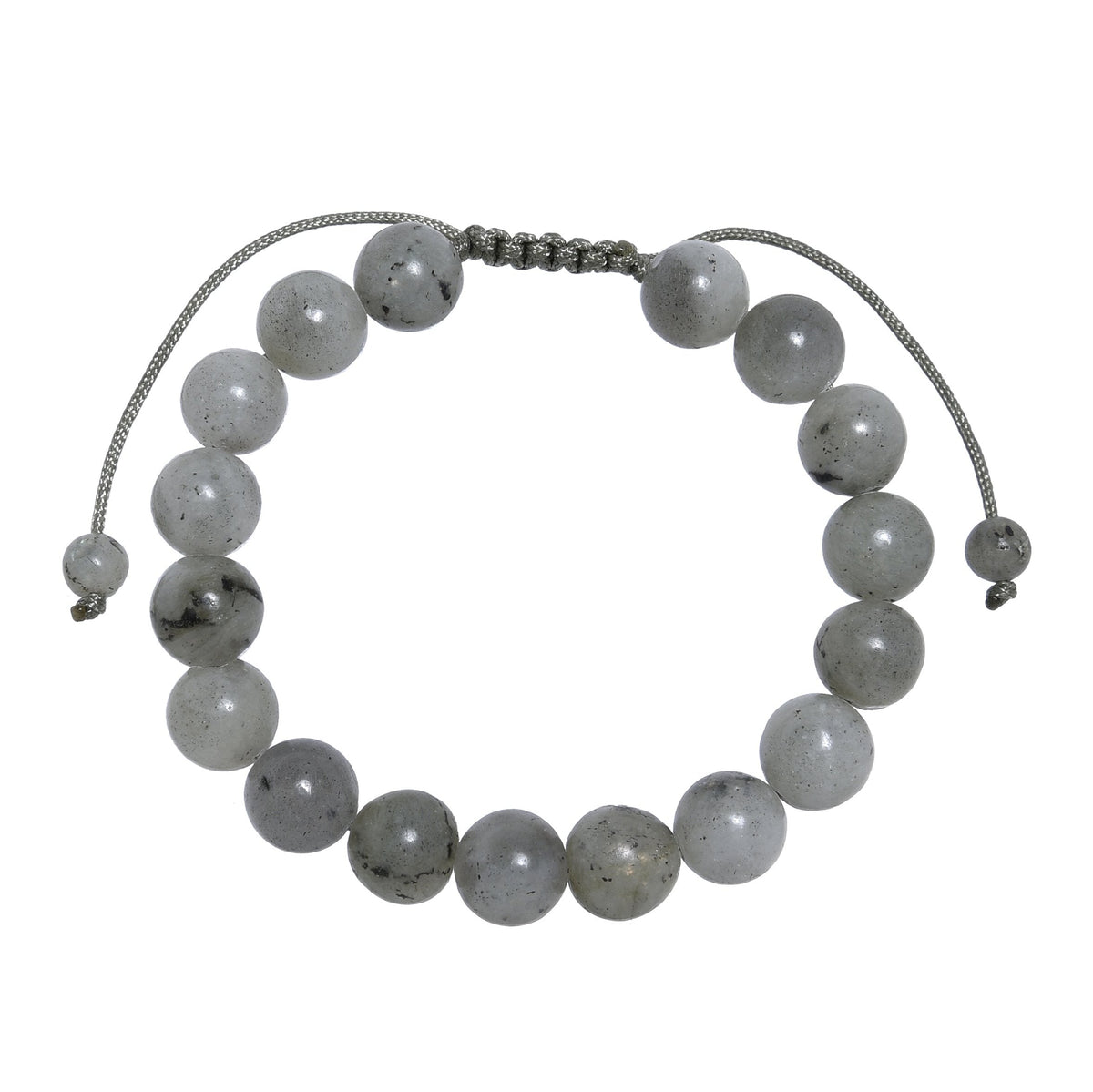 Labradorite Stone Braided Bracelet B4161-Labradorite - 10MM