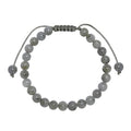Labradorite Stone Braided Bracelet B4161-Labradorite - 6MM