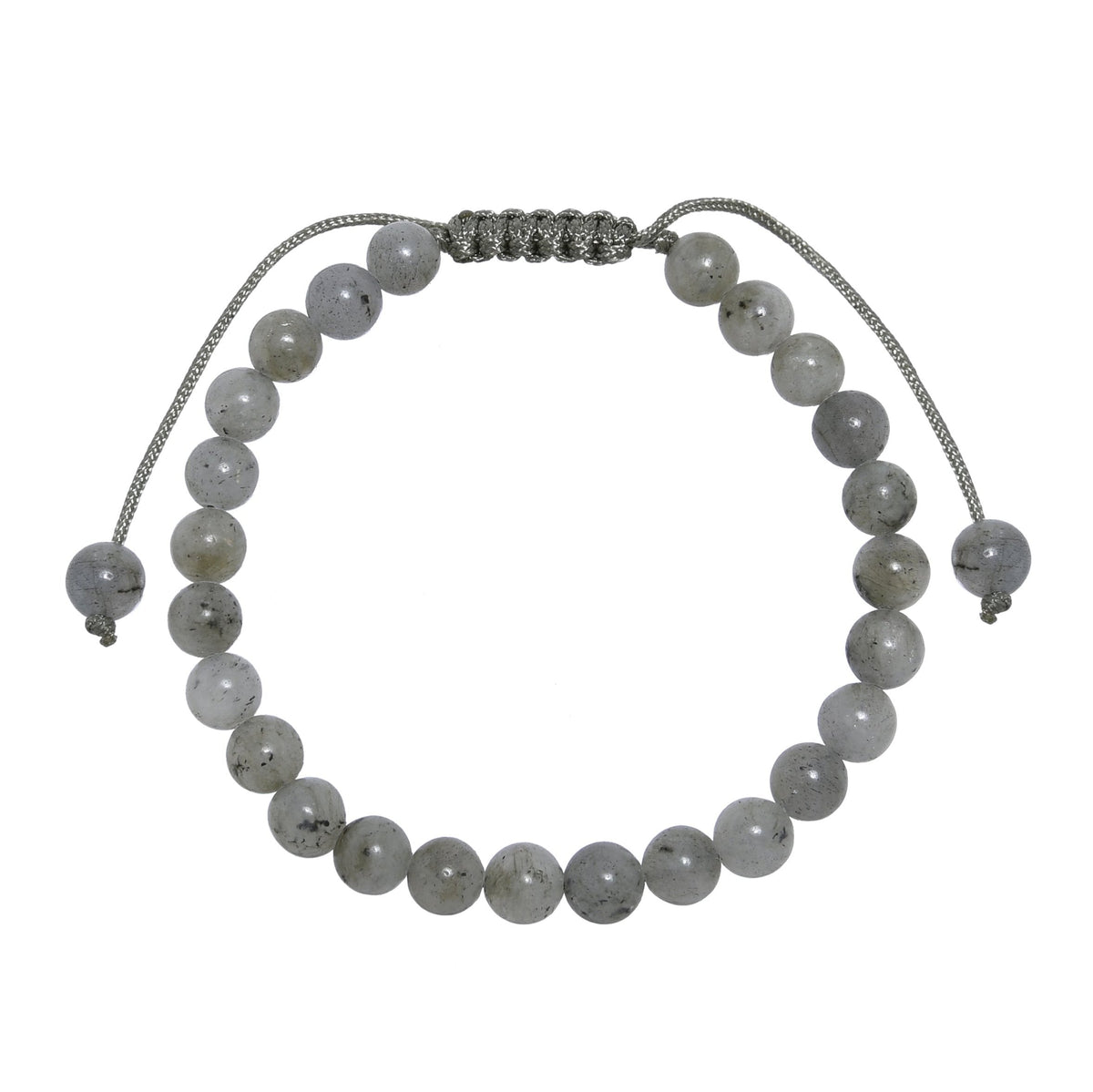 Labradorite Stone Braided Bracelet B4161-Labradorite - 6MM
