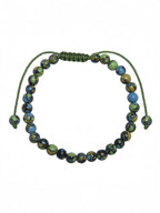 Tricolor Emperor Jasper Braided Bracelet B4165-8MM - view 3