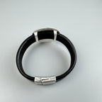 Geometric Turquoise Leather Snap Bracelet B4233 - view 9