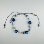 Lantern Glass Braided Bracelet B4238