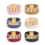 Double Layer Large Chain Bracelet B4251