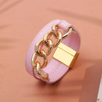 Double Layer Large Chain Bracelet B4251
