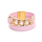 Double Layer Large Chain Bracelet B4251