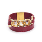 Double Layer Large Chain Bracelet B4251