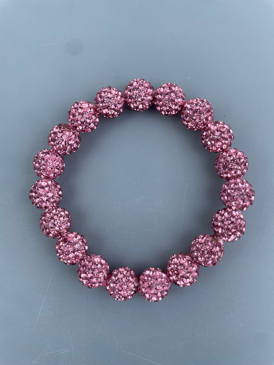 Rhinestone Ball Bracelet B4253
