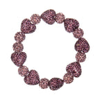 Heart Bead Rhinestone Bracelet B4259