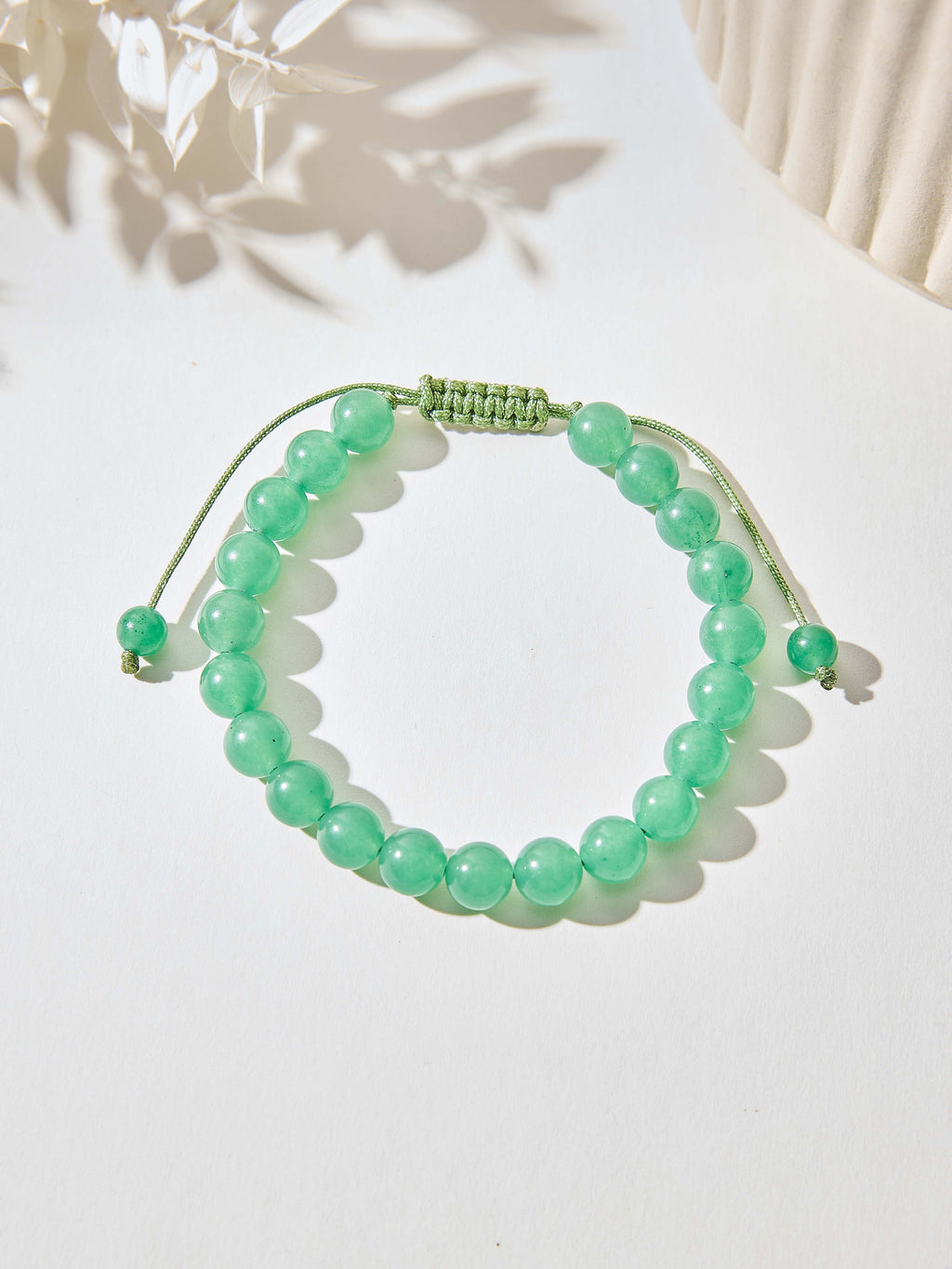 Green Aventurine Braided Bracelet B4262