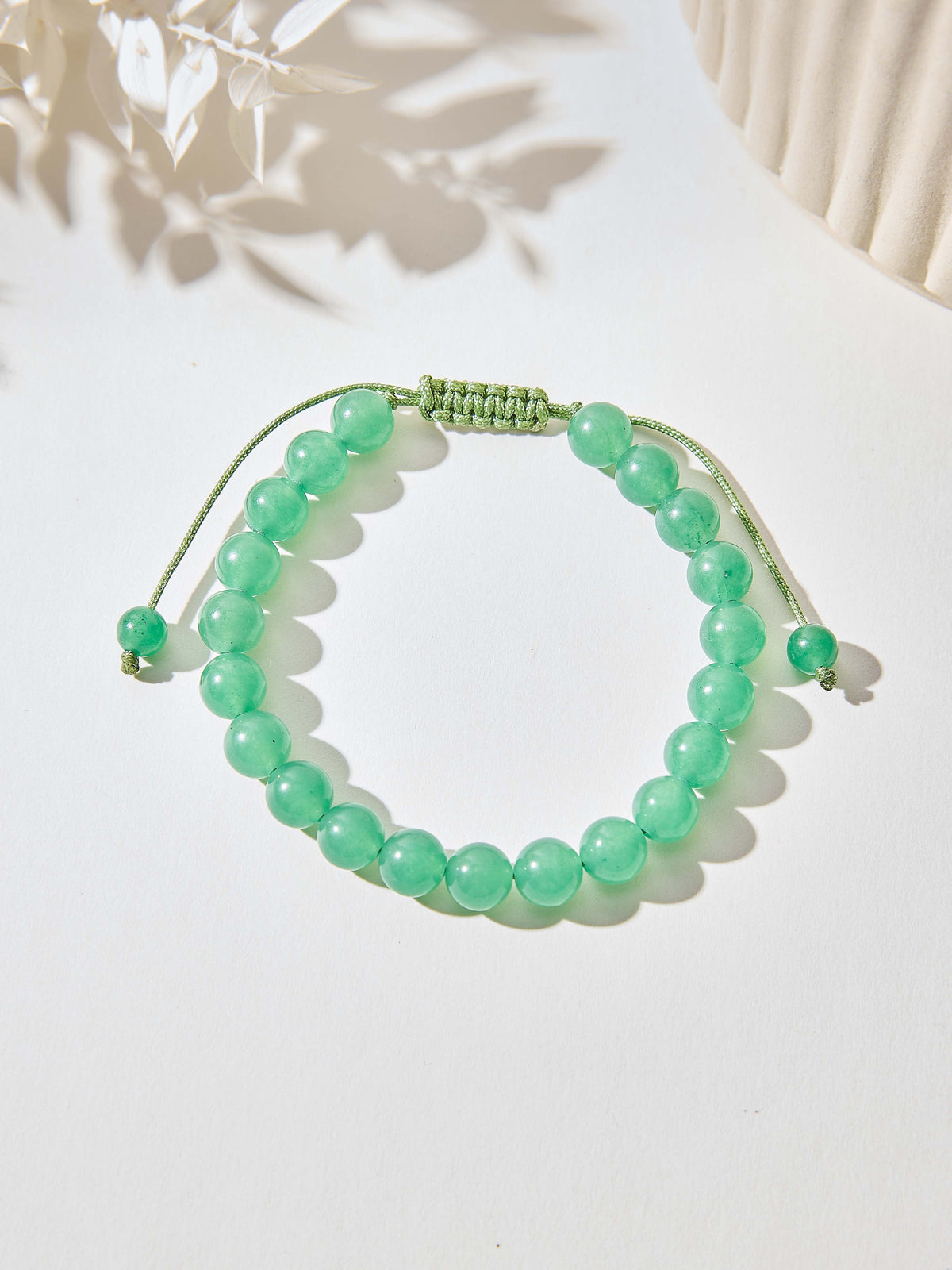 Green Aventurine Braided Bracelet B4262