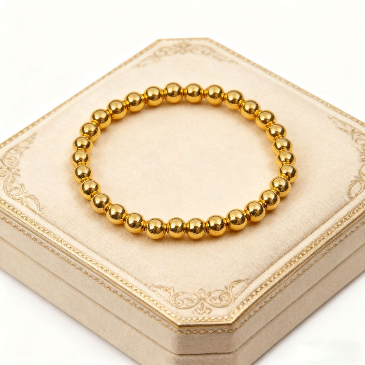 Fashion beaded Bracelet B4303 - 4MM