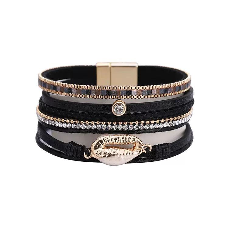 Bohemian Multilayer Magnetic Bracelet B4329