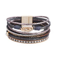 Bohemian Multilayer Magnetic Bracelet B4329