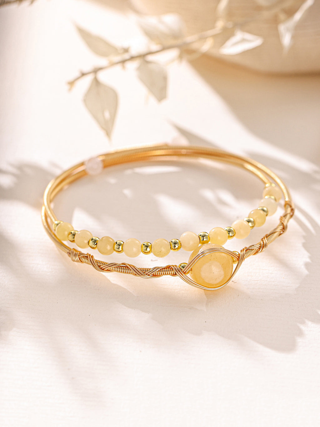 Mixed-Stone Handmade Bracelet B4332