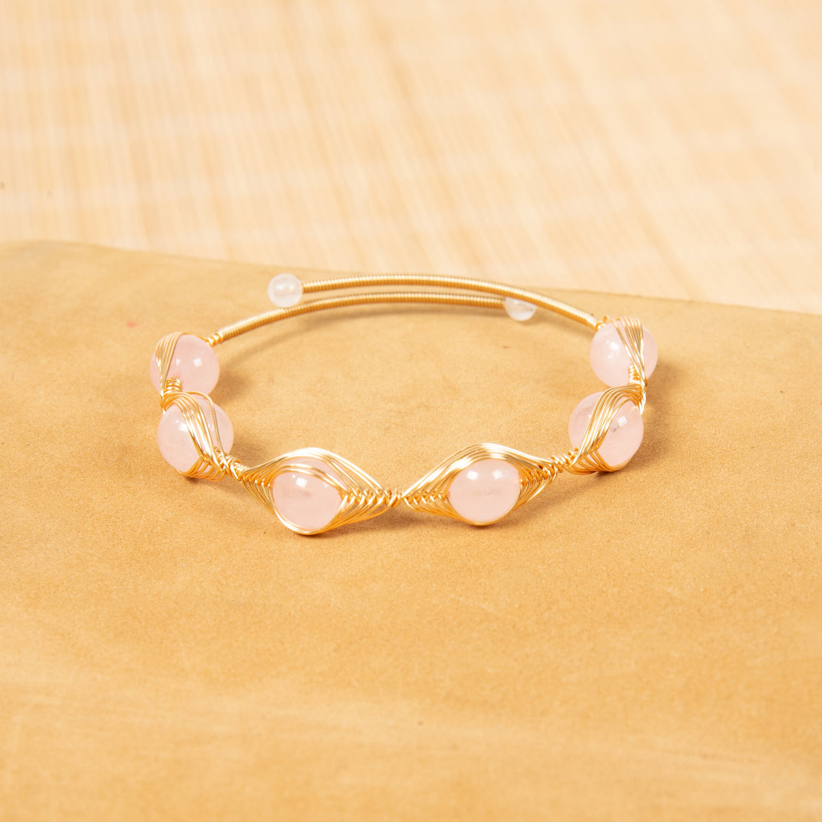 Mixed-Stone Copper Handmade Bracelet B4333 - view 9