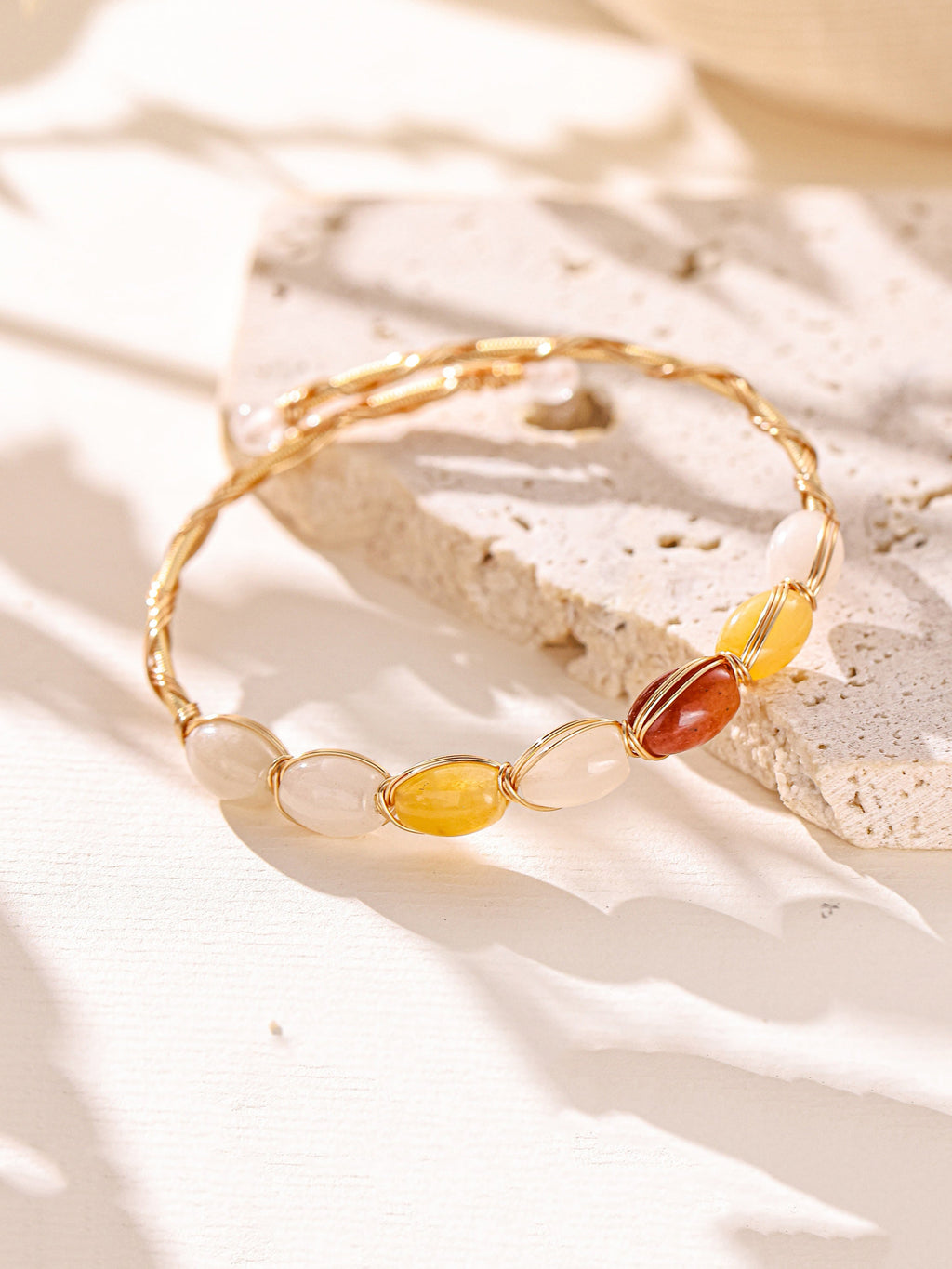 Bohemian Natural Stone Handmade Bracelet B4337 - view 6