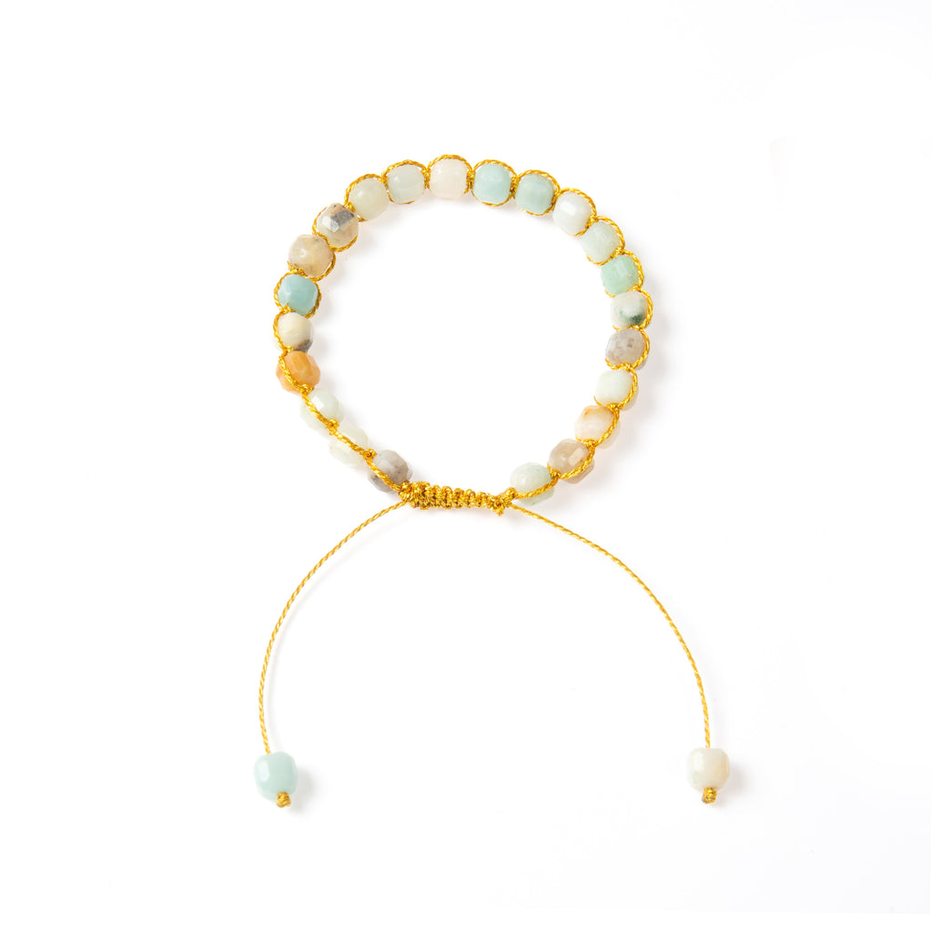 Various Stones Shamballa Handmade Bracelet B4343