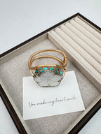 Flower Shell Stone Bracelet B4370 - view 2