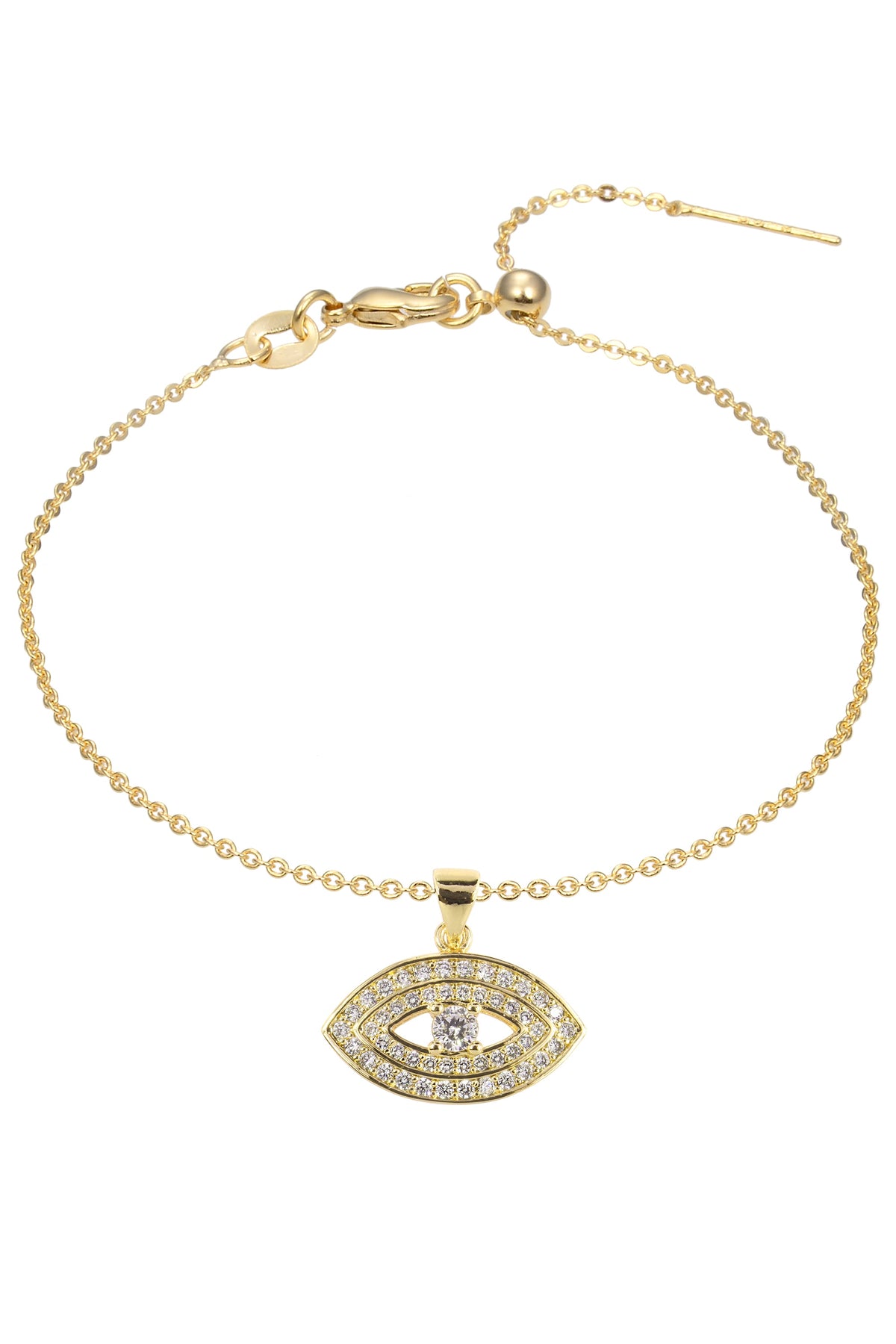Evil Eyes Zircon Pendant For Bracelet BP0563