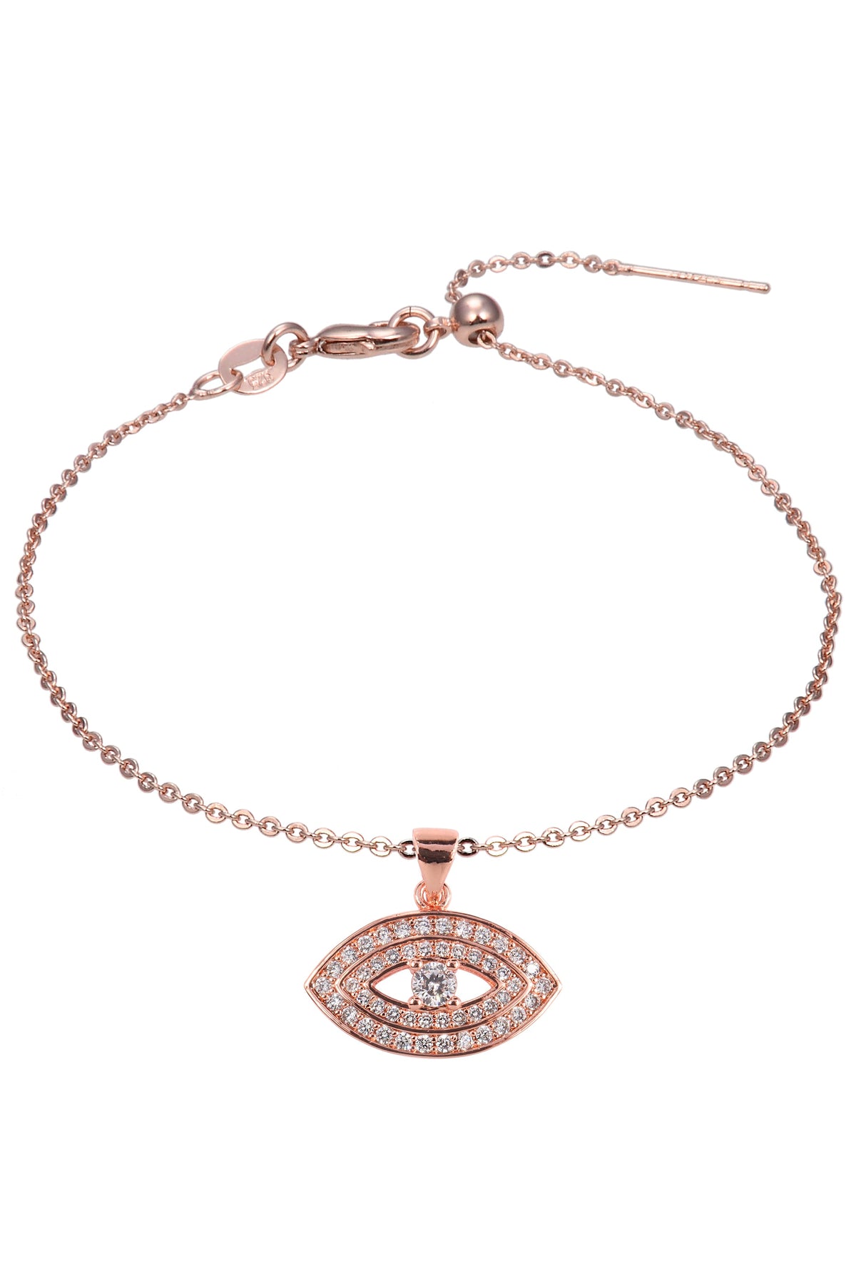 Evil Eyes Zircon Pendant For Bracelet BP0563
