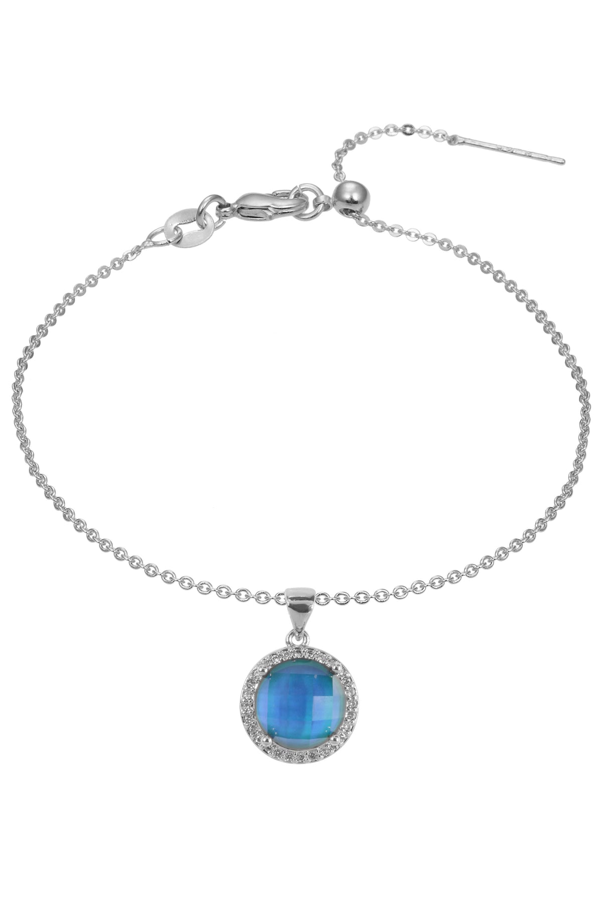 Gem Zircon Pendant For Bracelet BP0575