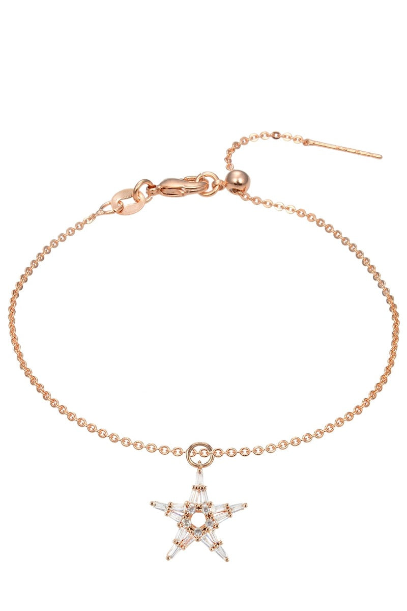 Zircon Star Chain Bracelet BP0590