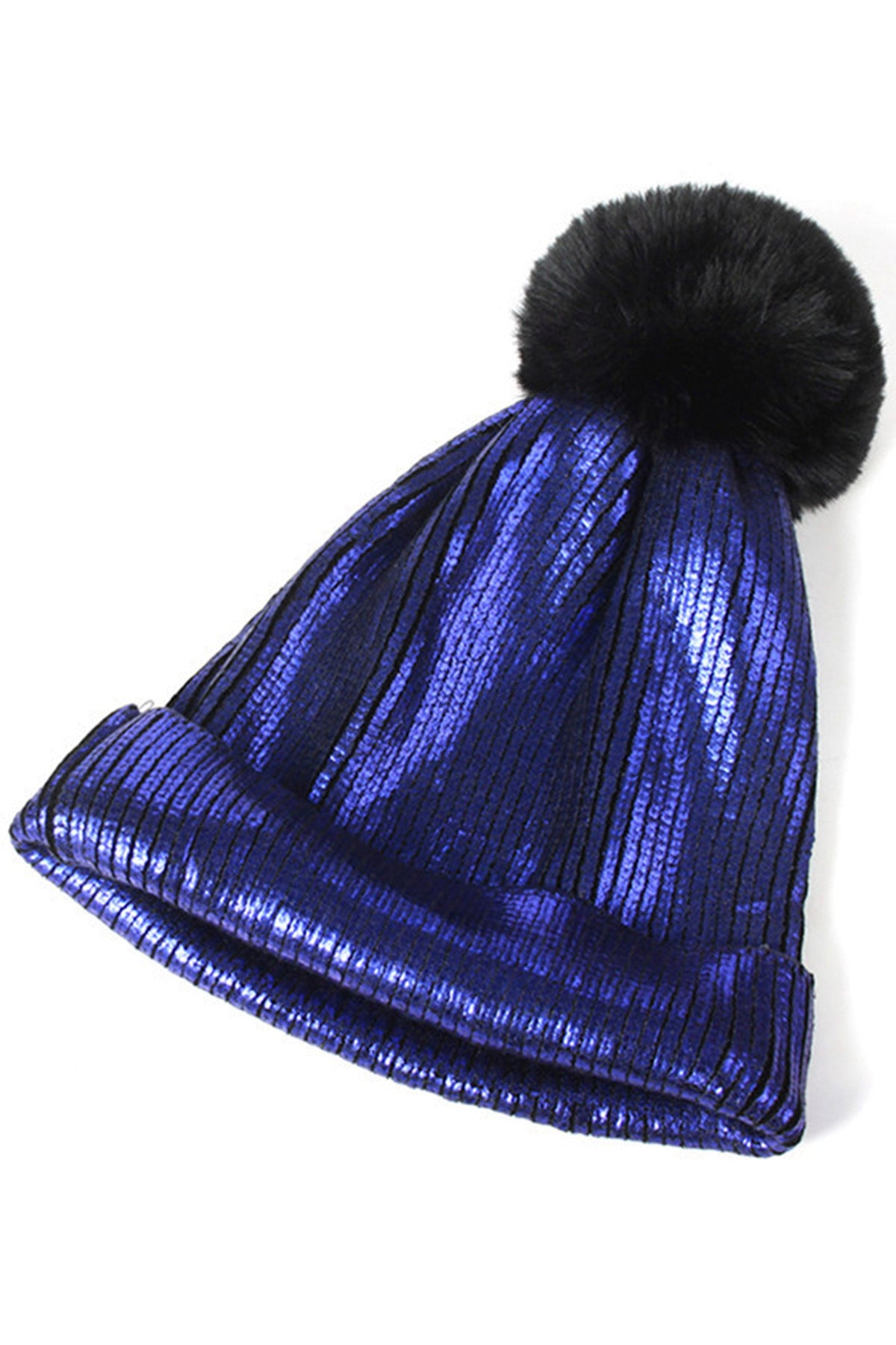 Colorful Pom Pom Knitted Beanie C0044