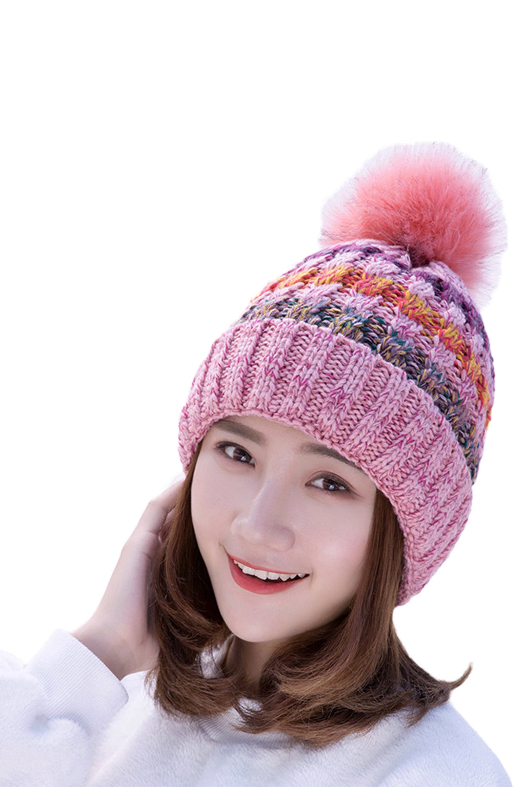 PomPom Warm Knitted Beanie C0053