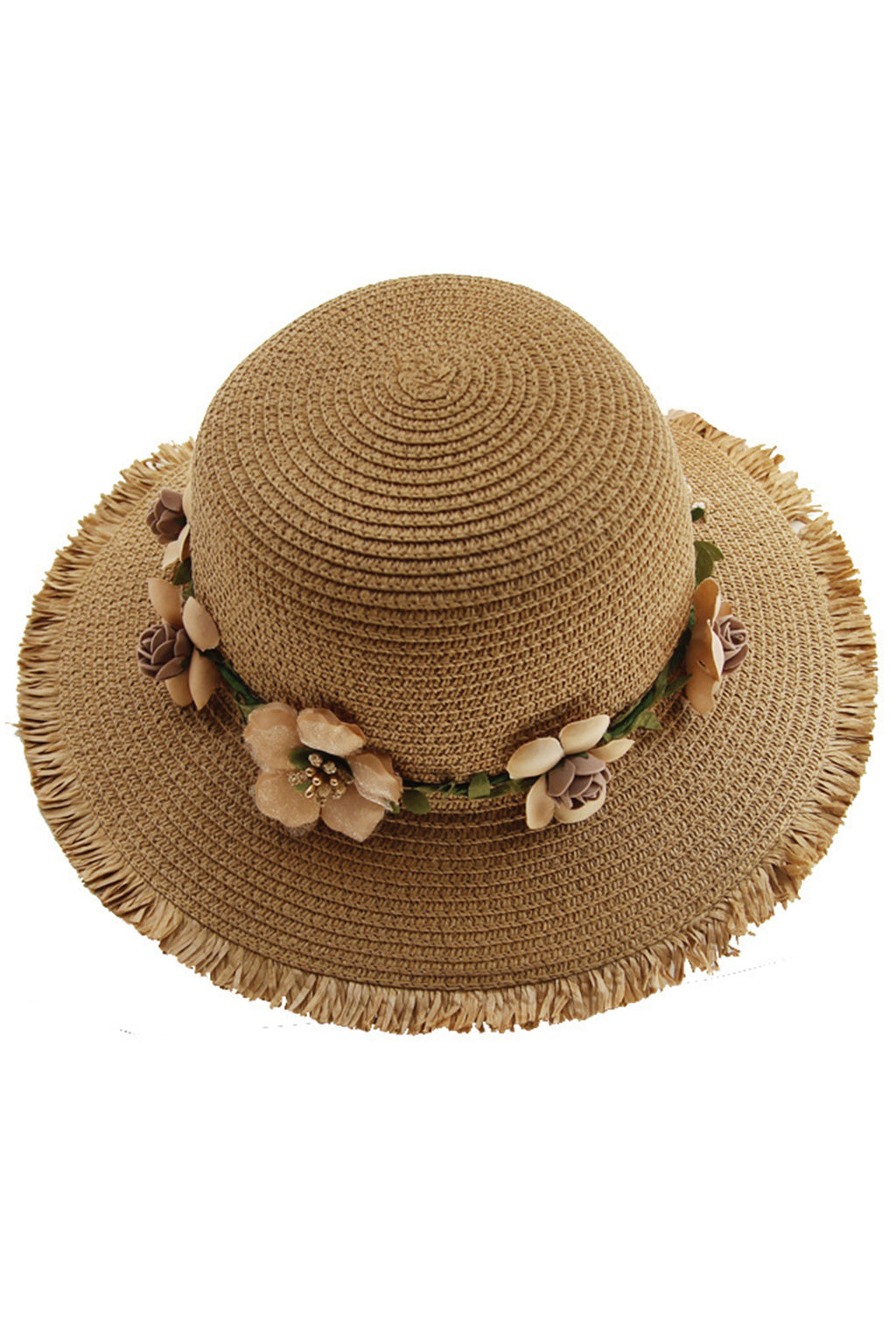 Summer Beach Flower Straw Hats  C0118