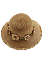 Summer Beach Flower Straw Hats  C0118
