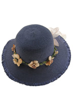 Summer Beach Flower Straw Hats  C0118