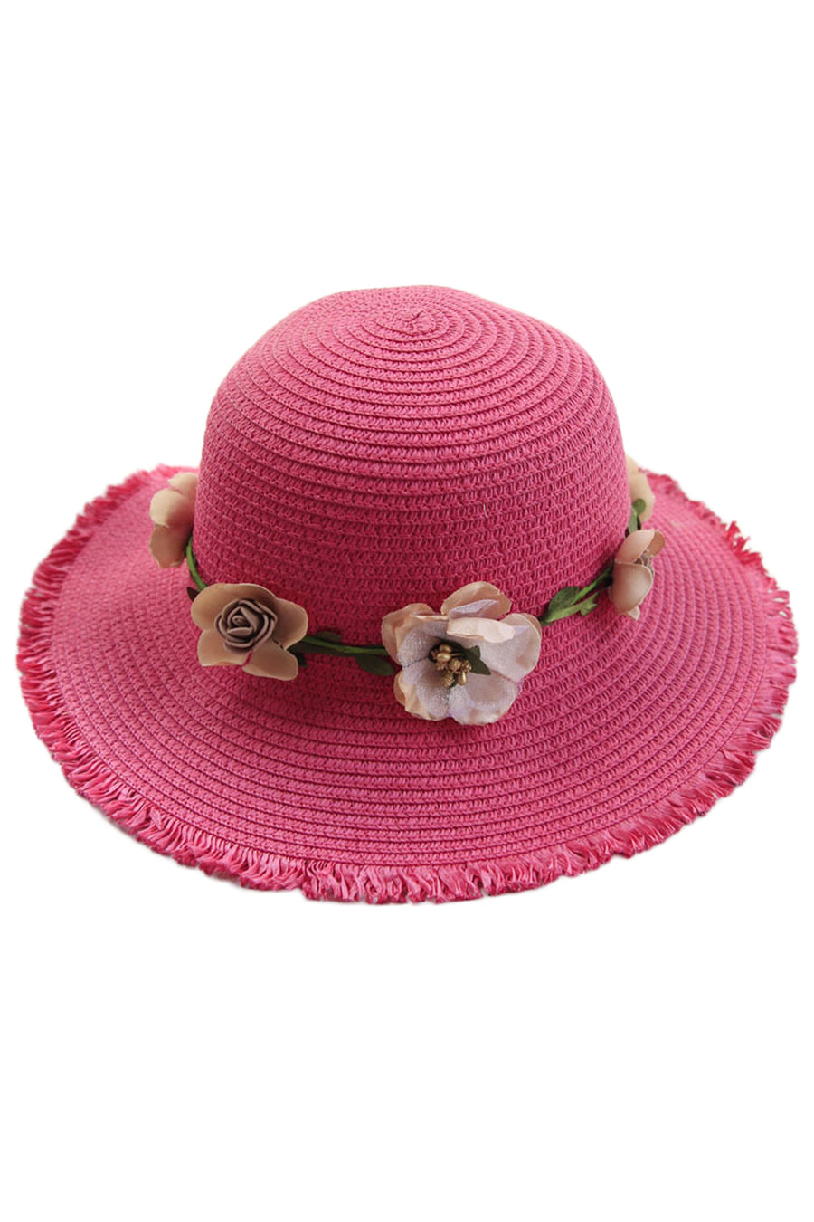 Summer Beach Flower Straw Hats  C0118