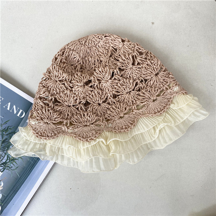 Ruffle Lace Fisherman Hat C0127
