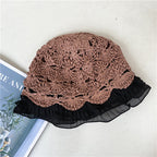 Ruffle Lace Fisherman Hat C0127