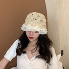 Ruffle Lace Fisherman Hat C0127