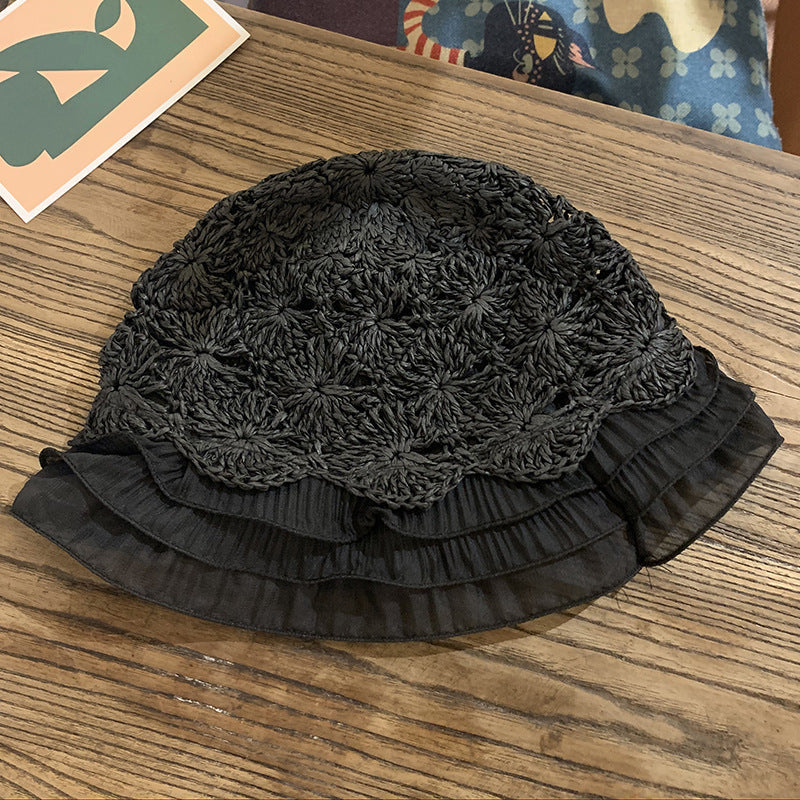 Ruffle Lace Fisherman Hat C0127