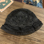Ruffle Lace Fisherman Hat C0127