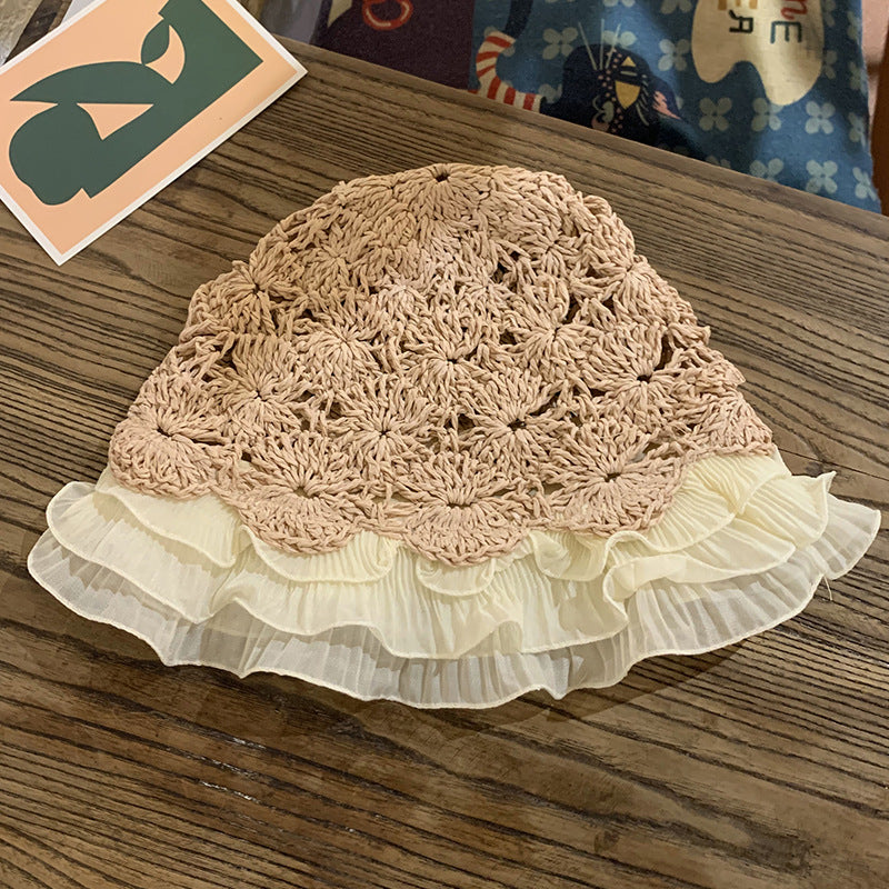 Ruffle Lace Fisherman Hat C0127