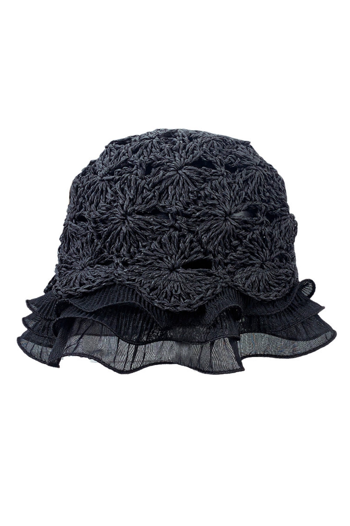 Ruffle Lace Fisherman Hat C0127