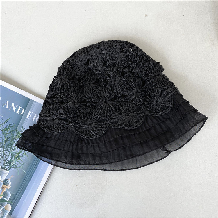 Ruffle Lace Fisherman Hat C0127