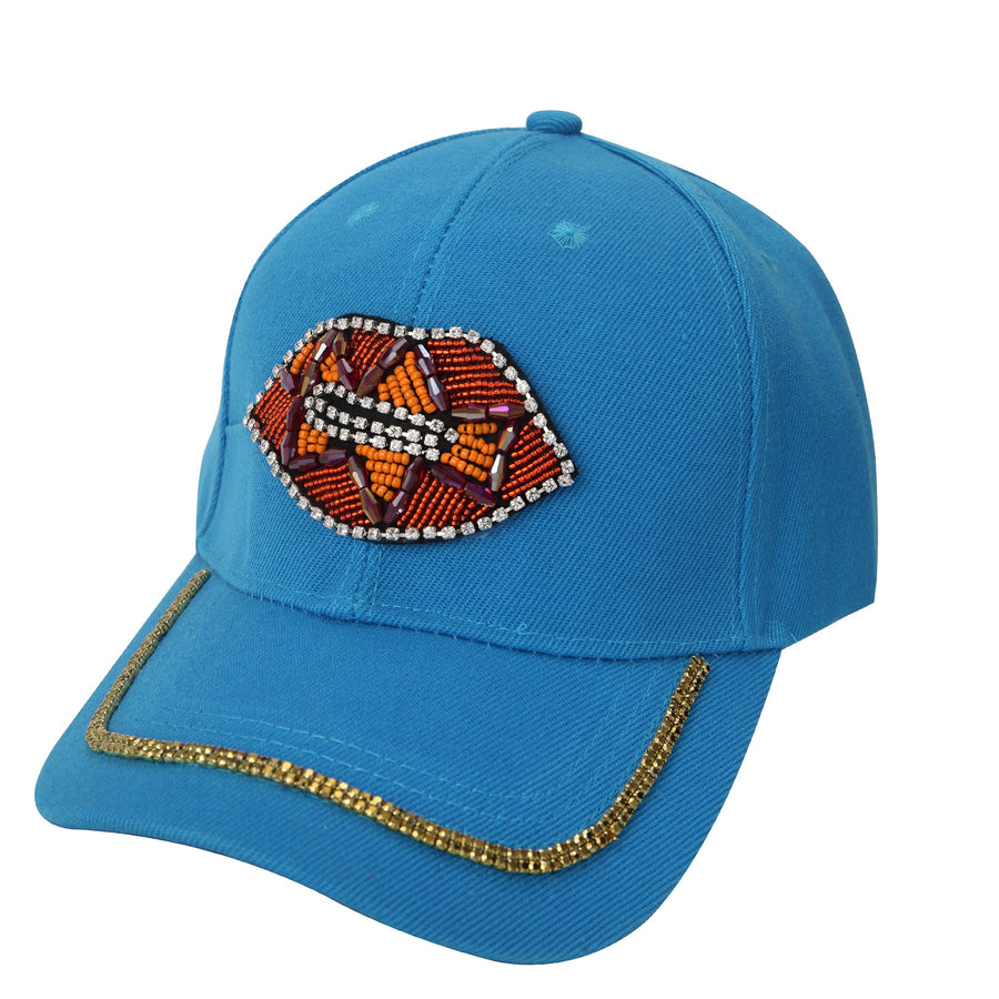 Lip Seed Bead Hat C0158