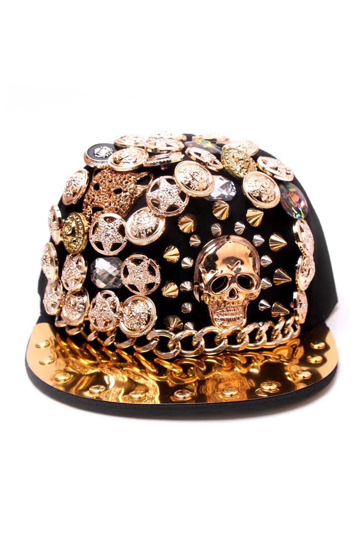 Skull Coins Leopard Cap C0183