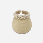 Handmade Pearl Vista Straw Hat C0196