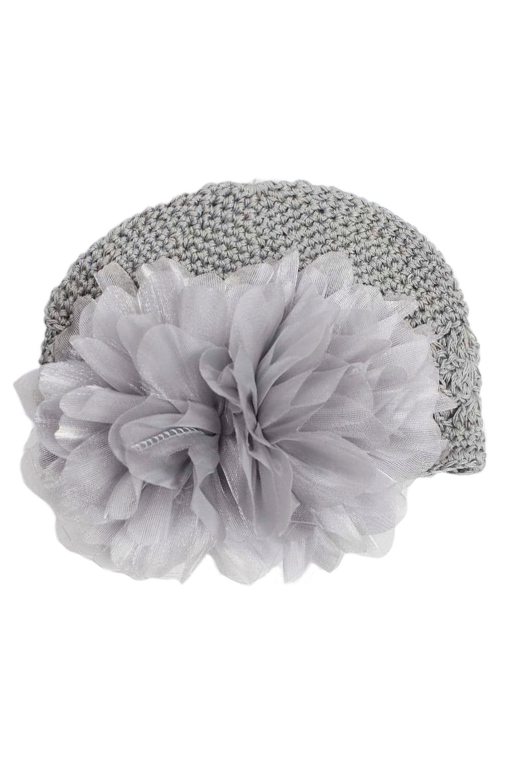 Hollow Floral Knitted Baby Beanie C0242