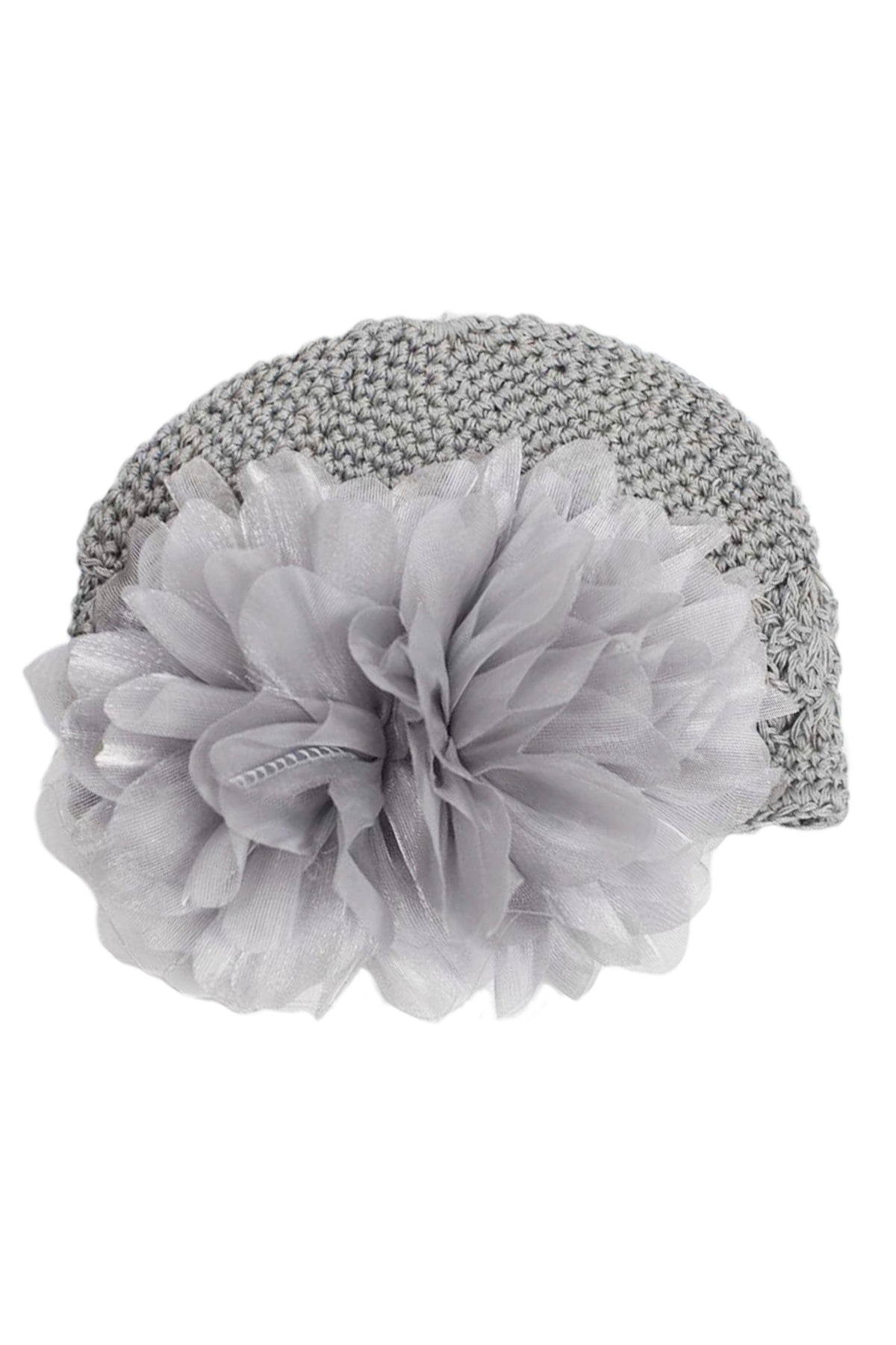 Hollow Floral Knitted Baby Beanie C0242