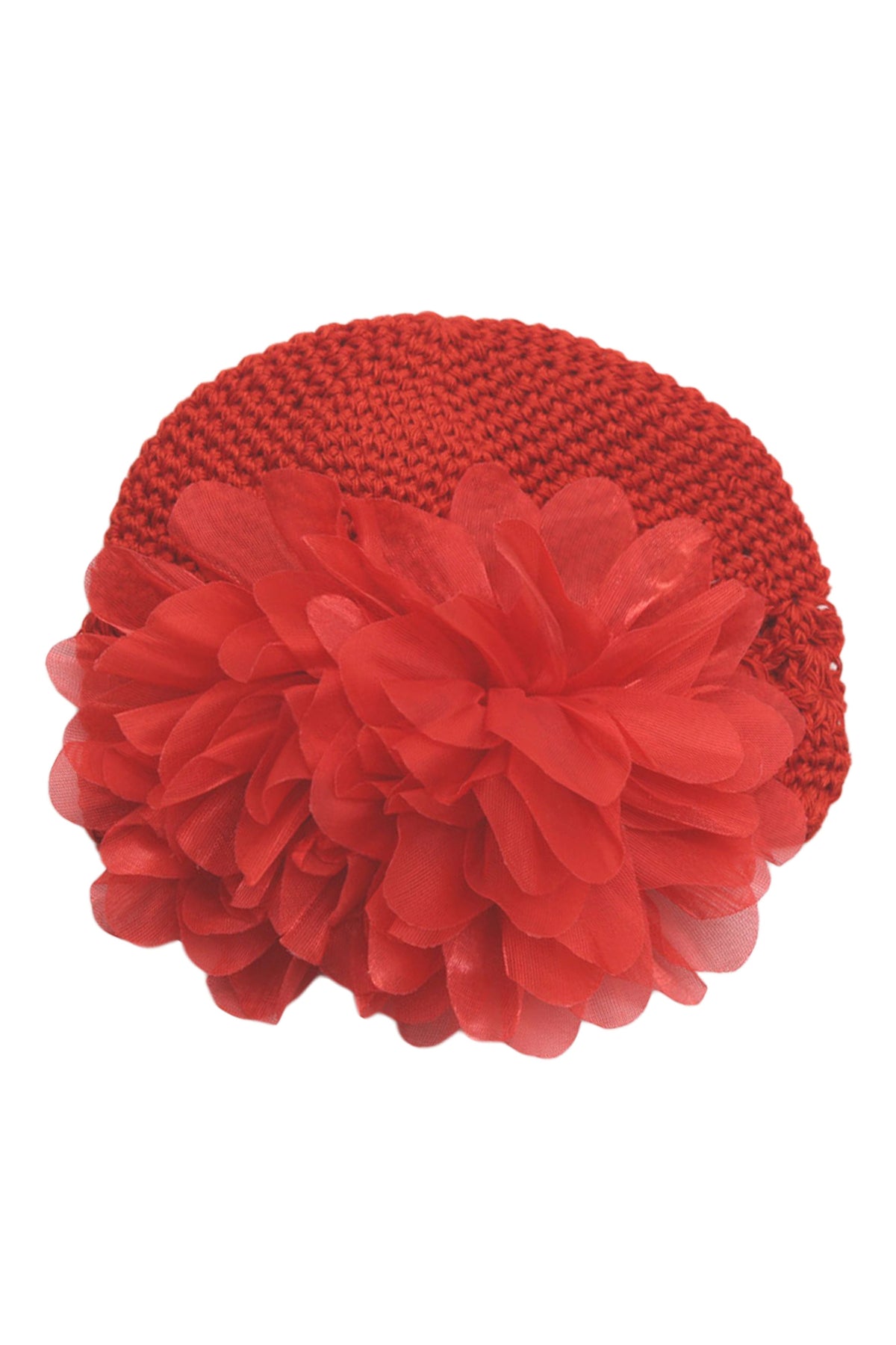 Hollow Floral Knitted Baby Beanie C0242