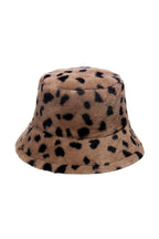 Spotted Pattern Plush Fisherman Hat C0288